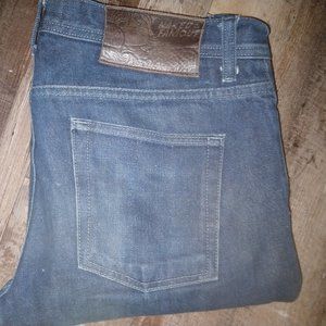 Naked & Famous Weird Guy Indigo Selvedge Waist 32-34 jeans denim